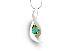 Load image into Gallery viewer, Amethyst and Citrine pendant in sterling silver by Joryel Vera, style P6546 - view 2